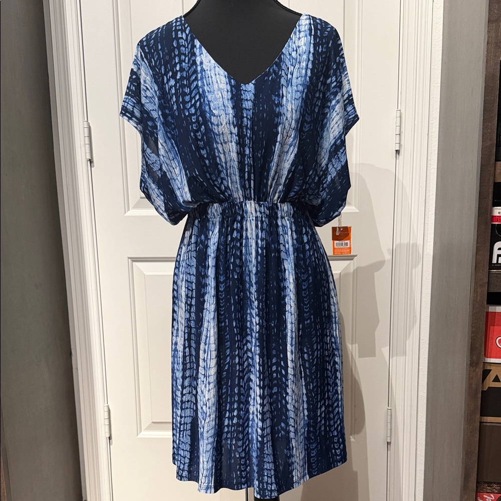 West Loop Navy and White Dress (HU)